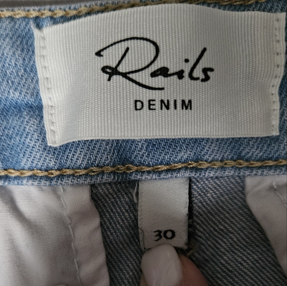 RAILS The Laurel Cargo Blue Wash Denim Mini Skirt | SZ 30 - Picture 10 of 12